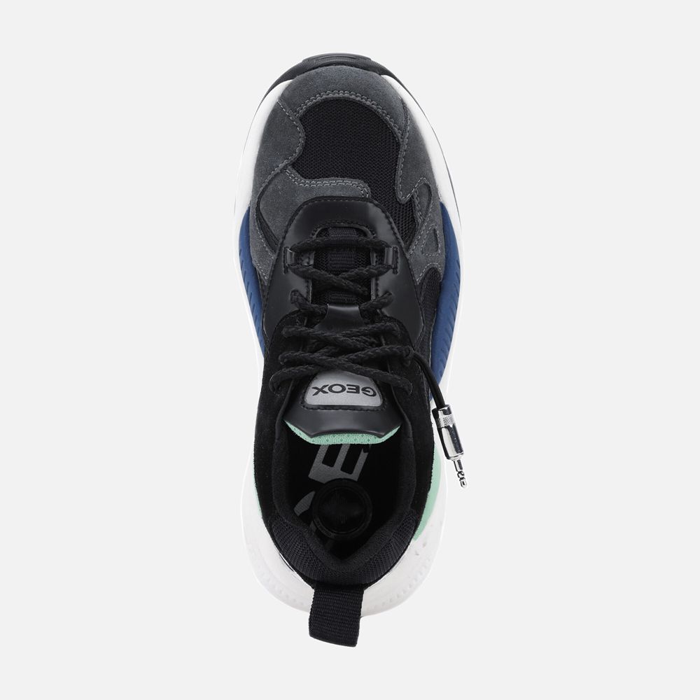 Tenis Geox Homem Pretas - T02 Phonica - QAJND8154